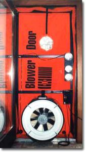 Blowerdoor T&uuml;r zur Blower Door Messung